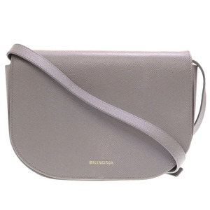 美品 バレンシアガ ヴィル デイパックS レザー グレー 542207 1570 ショルダーバッグ バッグ 0189 BALENCIAGA