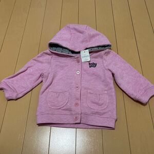 新品未使用　baby GAP ベビーギャップ　70サイズパーカー　女の子