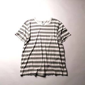 訳あり MHL. MARGARET HOWELL マーガレットハウエル ボーダーtシャツ Lサイズ 24-1205bu07【4点同梱で送料無料】