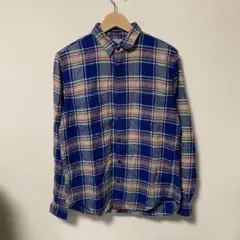 J.Crew ジェイクルー　シャツ　チェック　コットン　綿　古着　ブルー　M