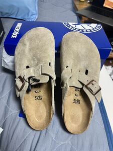 BIRKENSTOCK スエード ビルケンシュトック ボストン サンダルタウぺ