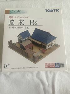 TOMYTEC トミーテック ジオコレ 建物コレクション 農家 B2 青いトタン屋根の農家