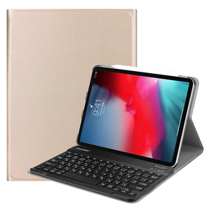 iPad Pro 11 Air5/Air4 Pro11 2020/2018 通用 Bluetooth キーボード兼スタンド兼カバー ゴールド