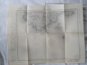 古地図　神子元島　5万分の1地形図◆昭和27年◆静岡県