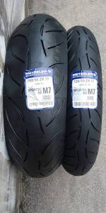 前後セット　メッツラー　M7RR 120/70ZR17 180/55ZR17 METZELER SPORTEC 