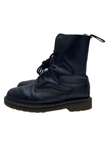 Dr.Martens◆10ホール/レースアップブーツ/UK7/ブラック/1490