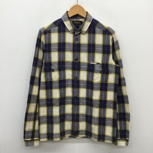 DIESEL S ディーゼル シャツ、ブラウス 長袖 Shirt Blouse 白 / ホワイト / X 黄 / イエロー / X 紺 / ネイビー / 10058822