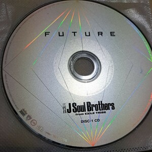 ジャンク品　三代目J Soul Brothers from EXILE TRIBE FUTURE CD ディスク1のみ　