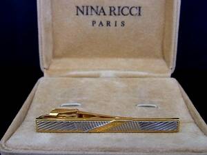 ■美品■№0747 ニナリッチ【NINA RICCI】【シルバー・ゴールド】■タイピン・ネクタイ ピン♪