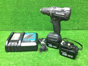 makita マキタ 充電式ドリルドライバー DF470D 14.4V コードレス バッテリー 充電器付き ブラック ドライバードリル 電動工具