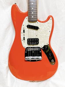 ★レア！Fender Japan カートコバーン ムスタング 「KC-MG FRD」フェスタレッド Oranj-stang 美品 J-2404