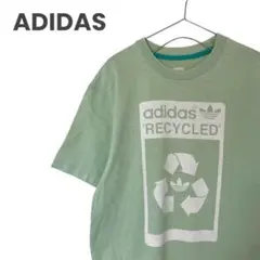 ADIDAS RECYCLED Tシャツ アディダス トレフォイルロゴ 古着