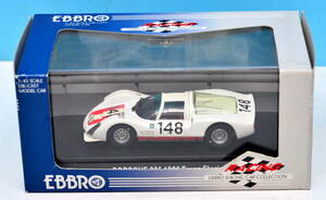 未使用　エブロ　EBBRO　1/43　ポルシェ 906　1966　Targa Florio　タルガフローリオ 