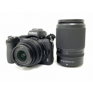 【動作保証】Nikon Z50 16-50mm 3.5-6.3 VR 50-250mm 4.5-6.3 VR ミラーレス一眼 ダブルズームキット 中古 良好 O8855554