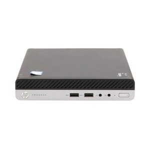 37414-2027 品名:HP ProDesk 400 G5 Desktop Mini 型名:6GE69AV CPU:i3-9100T@3.10GHz メモリ:8GB ストレージ:SSD128GB