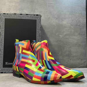 24ss COMME des GARCONS KIDS LOVE GAITE MultiColorSideGore Bootsマルチカラーサイドゴアブーツ UK6 コムデギャルソン キッズラブゲイト