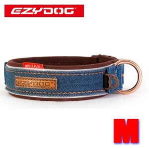 EZYDOG/イージードッグ　デニムコレクション　ネオカラー/DENIM NEO CLASSIC COLLAR 犬用首輪　Mサイズ　中型犬用 [返品、交換不可]