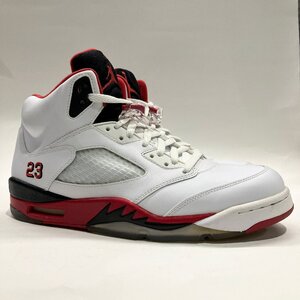 28.5cm AIR JORDAN 5 RETRO 136027-120 エア ジョーダン 5 レトロ FIRE RED メンズ スニーカー 45653 TH114259