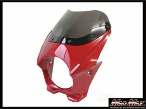 130φ汎用ビキニカウル（レッド） 【送料800円】 MONKEY GOLI CD50 CB50 ST50 ベンリー ベンリィ