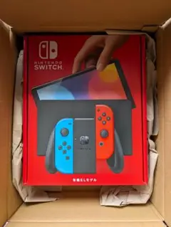 【新品未使用品】Nintendo Switch (有機ELモデル) ネオンブルー