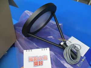 LED照明器具40Wφ60.5(ブラック)(電球色)(撮影の為開封) FPL0302-3