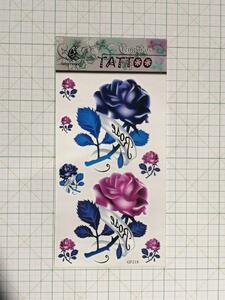 *◆ TATTOO シール タトゥー ステッカー 薔薇 バラ ローズ ROSE 刺青 入墨 ◆