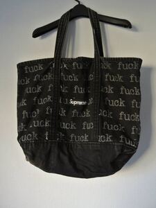 Supreme Fuck Denim Tote Bag トートバッグ