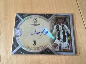 2018－19TOPPS MEUSEUM クアドラード　ユベントス　直筆サイン　UEFA CHAMPIONS LEAGUE