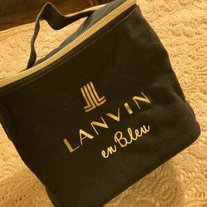 LANVIN ランバンオンブルー バニティーポーチ 黒 ブラック 付録