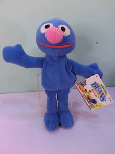 セサミストリート◆グローバー ビンテージ TYCO ぬいぐるみ人形 22cm SESAME STREET Vintage Grover マペット ジムヘンソン マペットショウ