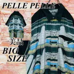 【入手困難】ペレペレpellpell 総柄シャツ　王宮アート　ビックサイズ2XL