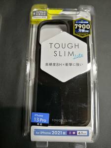 エレコム iPhone 13 Pro 6.1inch 3眼 TOUGH SLIM LITE ケース カバー ブラック　PM-A21CTSLBK　4549550225540