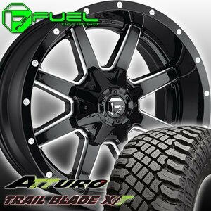 FUEL D610 Maverick サーフ プラド タコマ 150プラド 20インチタイヤホイールセット ATTURO TRAIL BLADE XT 275/55R20 285/55R20 305/55R20