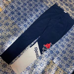 美品 Reebokリーボック タイツ Lサイズ トレーニング アディダス ネイビー