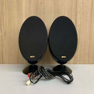 【F-1】 Kef HTS3001E スピーカー スピーカーケーブル付き 動作品 サテライトスピーカー ペア ケフ 2148-71