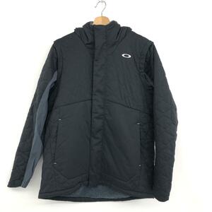 未使用品◆OAKLEY オークリー ジップアップ ジャケット XXL◆ ブラック メンズ アウター UNEVEN　PUFF　JACKET 2WAY ベスト 11