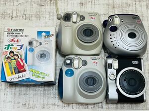 計4点 FUJIFILM Instax まとめ売り mini90 ネオクラシック mini20 等 動作未確認 ジャンク ポラロイド インスタントカメラ 富士フイルム