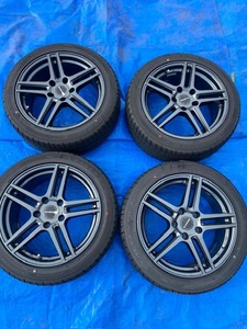 [N-310] Eurodesign ホイール 17X7.5J 5穴 GOOD YEAR タイヤSET 中古★