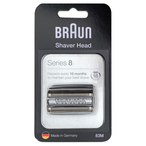 送料198円！　ブラウン 替刃 83M 純正品 シリーズ8 網刃・内刃一体型カセット シェーバー シルバー BRAUN 海外正規版