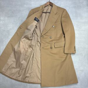 超希少 70s 大文字タグ Polo by Ralph Lauren ラルフローレン チェスターコート カシミヤ ダブルブレスト キャメル vintage ロング丈