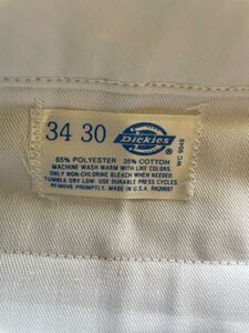 デッドストック80s90s チビタグDickies 874ワークパンツ USA製