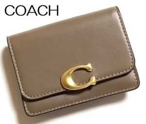 特価！ 人気 COACH コーチ バンディット カーフ レザー カードケース ダークストーン CH825 新品本物