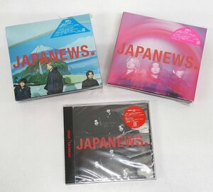 《現状品》JAPANEWS (初回盤A+初回盤B+通常盤) NEWS 店頭/併売《CD部門・60サイズ・福山店》K728