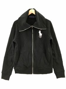 Ralph Lauren ラルフローレン ジップアップ パーカー sizeL/黒 ◇■ ☆ eab5 レディース