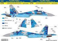 新品塗料・工具 1/72 Su-27UBM-1 フランカーC ウクライナ デジタル迷彩 塗装マスクシール(ズべズダ用) [H