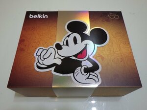 P766-59160 Belkin Disney ミッキー モバイルアクセサリー ギフトボックス ディズニー創立100年限定モデル ワイヤレス充電 充電器 USB-C