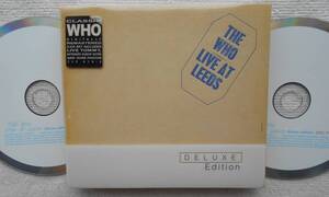 ザ・フー THE WHO●2枚組CD●LIVE AT LEEDS●豪華盤DELUX EDITION●ピート・タウンゼント ロジャー・ダルトリー キース・ムーン●準美品！