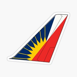 レトロステッカー　Philippine Airlines Post-1986 Boeing 777-300ER Tail