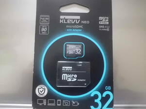 SD カード 未使用　KLEVV NEO miCrOSDHC with Adapter 32GB　送料84円～