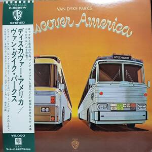 日本WARNERオリジLP帯付き 新聞あり Van Dyke Parks / Discover America 1972年 P-8225W Allen Toussaint Little Feat Mighty Sparrow OBI